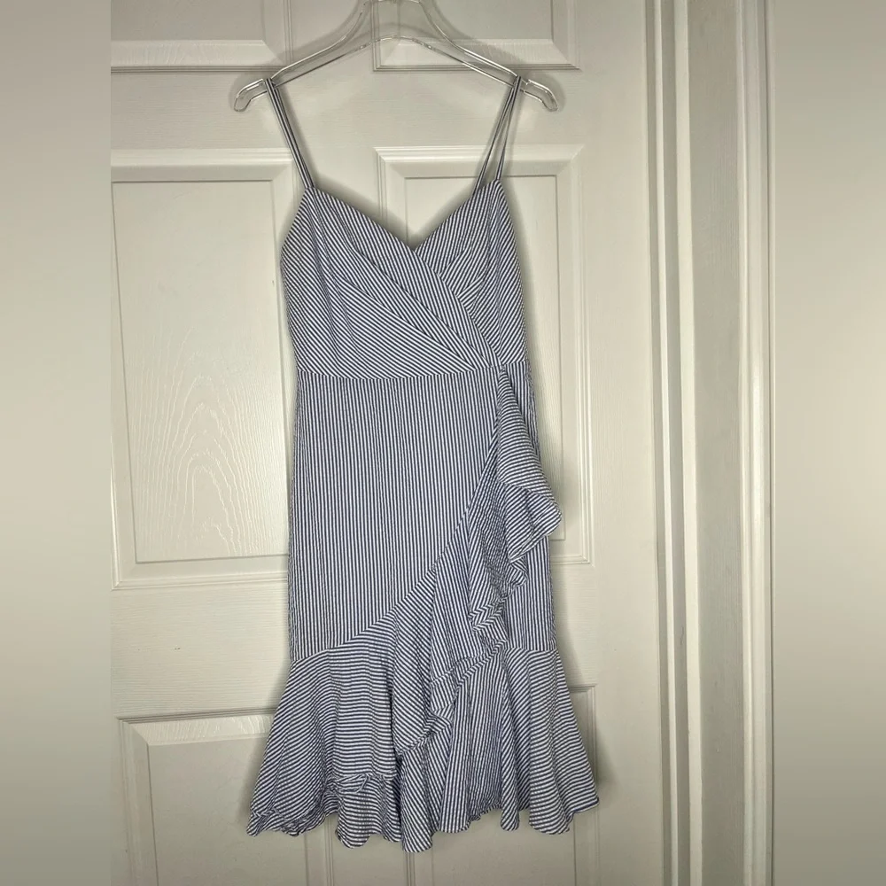 J. Crew Striped Cotton Dress Sz 6